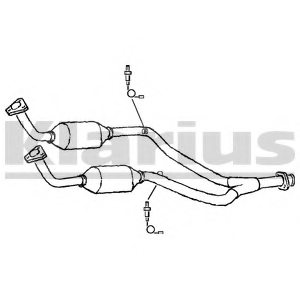 KLARIUS 322243 Catalytic Converter